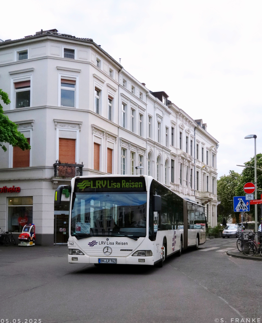 Bonn, Mercedes-Benz O530 Citaro G # 762; Cologne — Rail Replacement "Linke Rheinstrecke" 05/2025