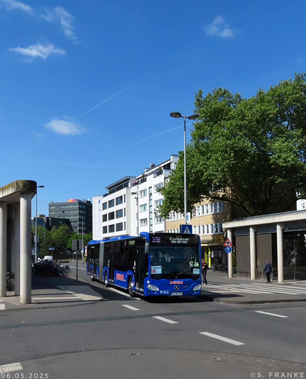 Bonn, Mercedes-Benz Citaro C2 G # 52; Cologne — Rail Replacement "Linke Rheinstrecke" 05/2025