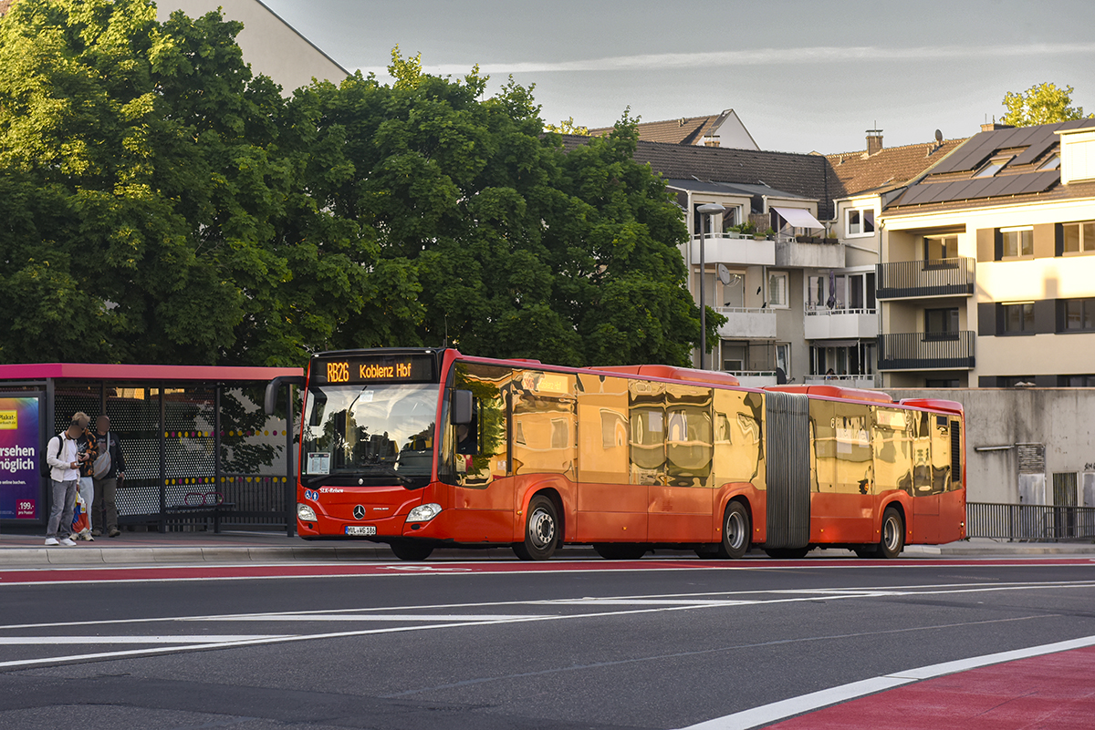 Nauen, Mercedes-Benz Citaro C2 G # HVL-WG 186; Cologne — Rail Replacement "Linke Rheinstrecke" 05/2025