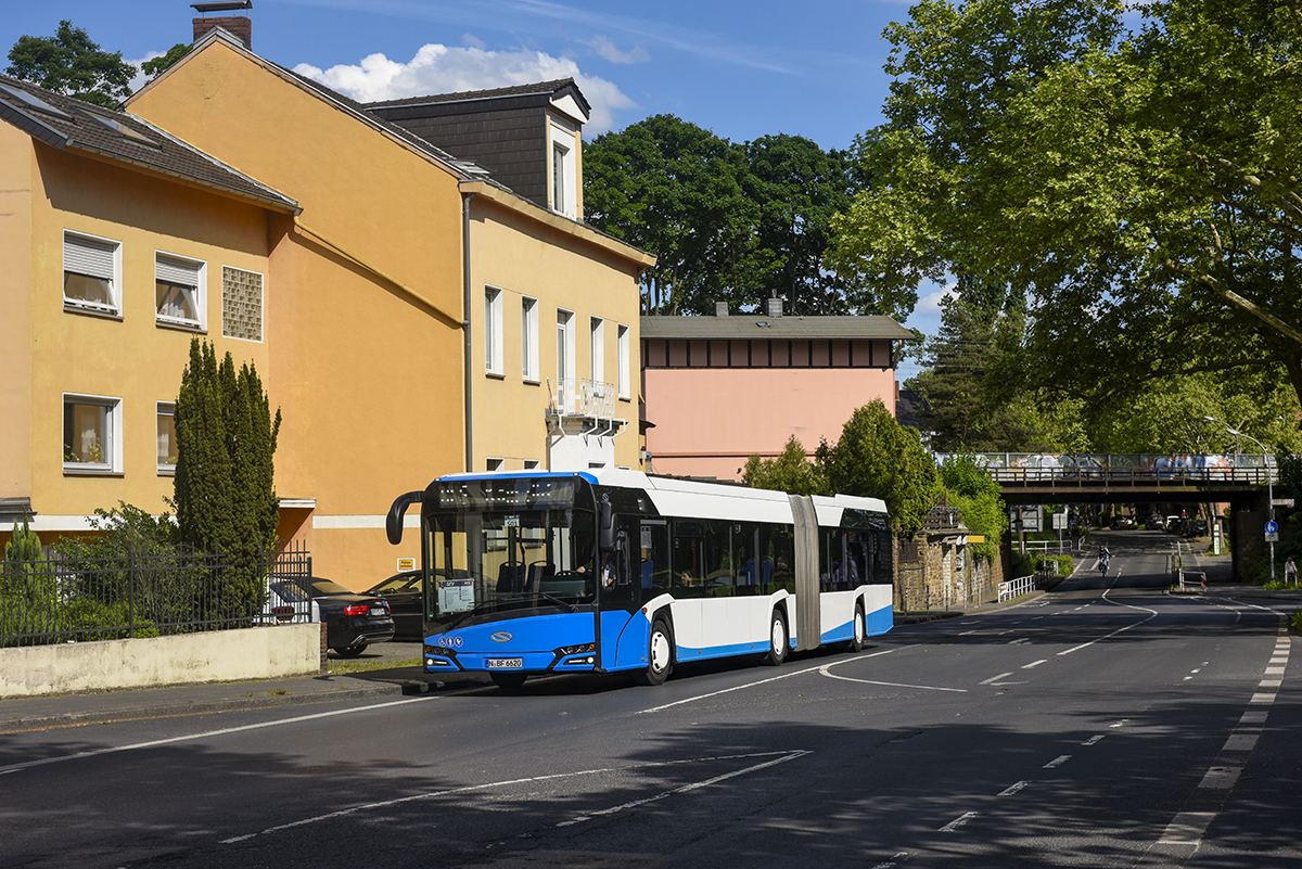 Nuremberg, Solaris Urbino IV 18 # N-BF 6620; Cologne — Rail Replacement "Linke Rheinstrecke" 05/2025