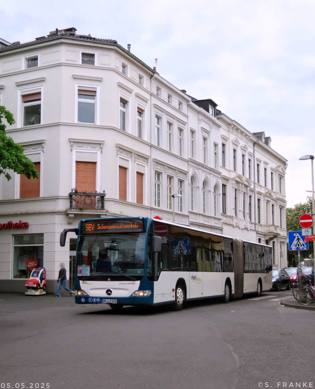 Bergheim, Mercedes-Benz O530 Citaro Facelift G # BM-LS 526; Cologne — Rail Replacement "Linke Rheinstrecke" 05/2025