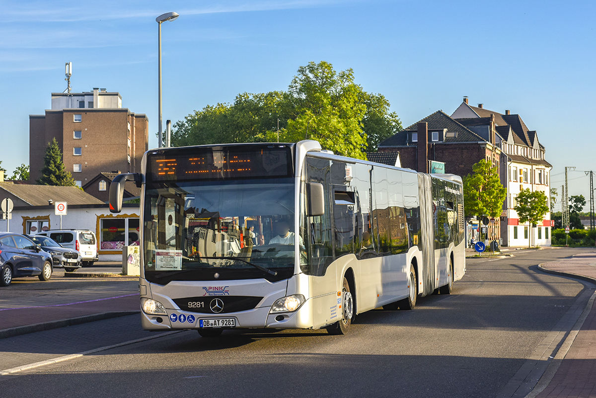 Oberhausen, Mercedes-Benz Citaro C2 G # 9281; Oberhausen — Ersatzverkehr Generalsanierung Oberhausen — Emmerich
