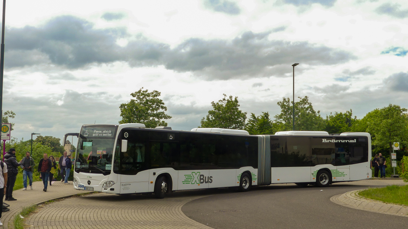 Borken, Mercedes-Benz Citaro C2 G # BOR-FI 1; Cologne — Rail Replacement "Linke Rheinstrecke" 05/2025