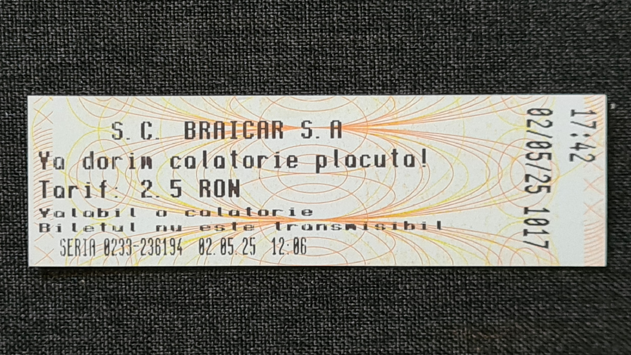 Brăila — Miscellaneous photos; Tickets (all)