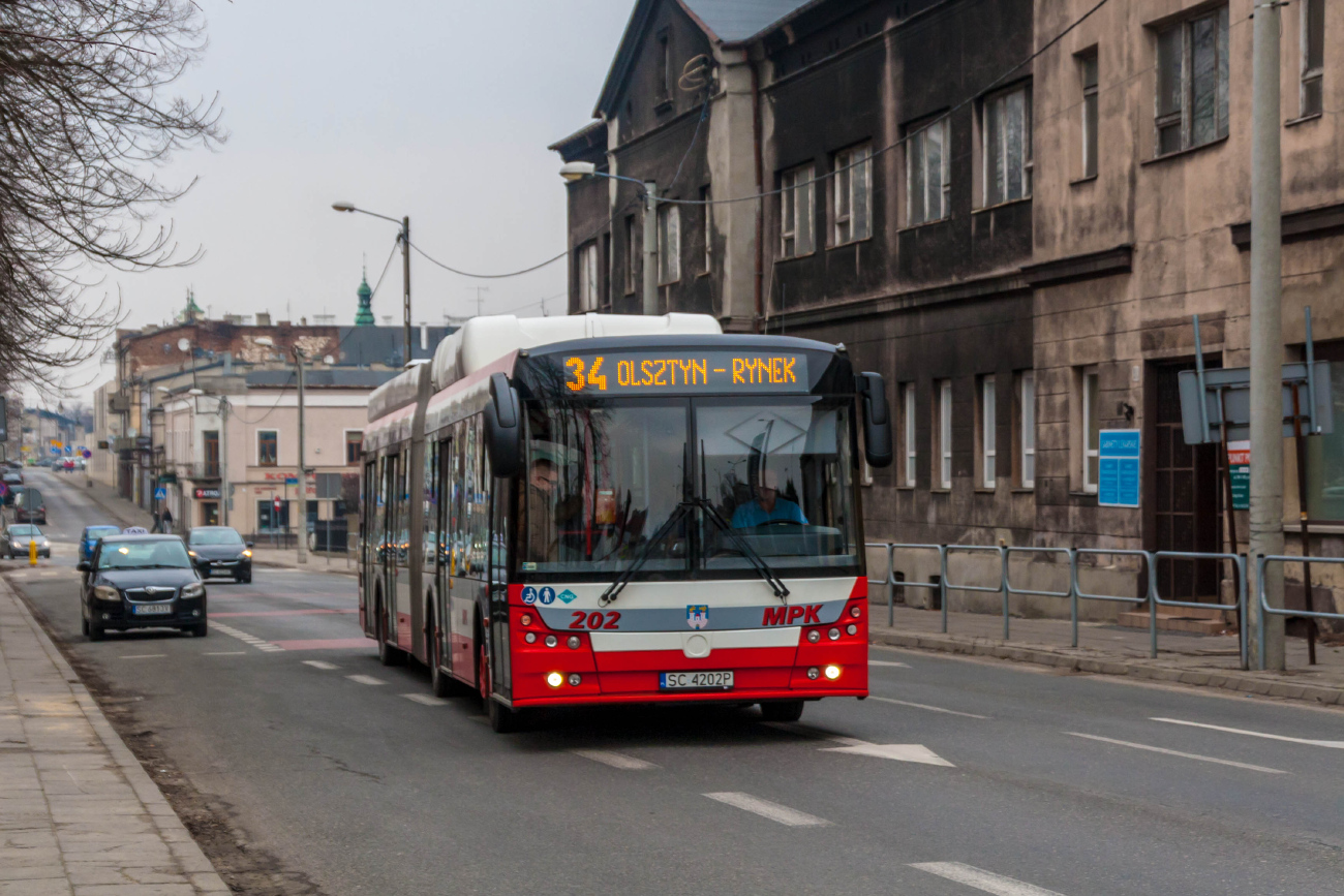 Częstochowa, Solbus SM18 Hybrid CNG # 202
