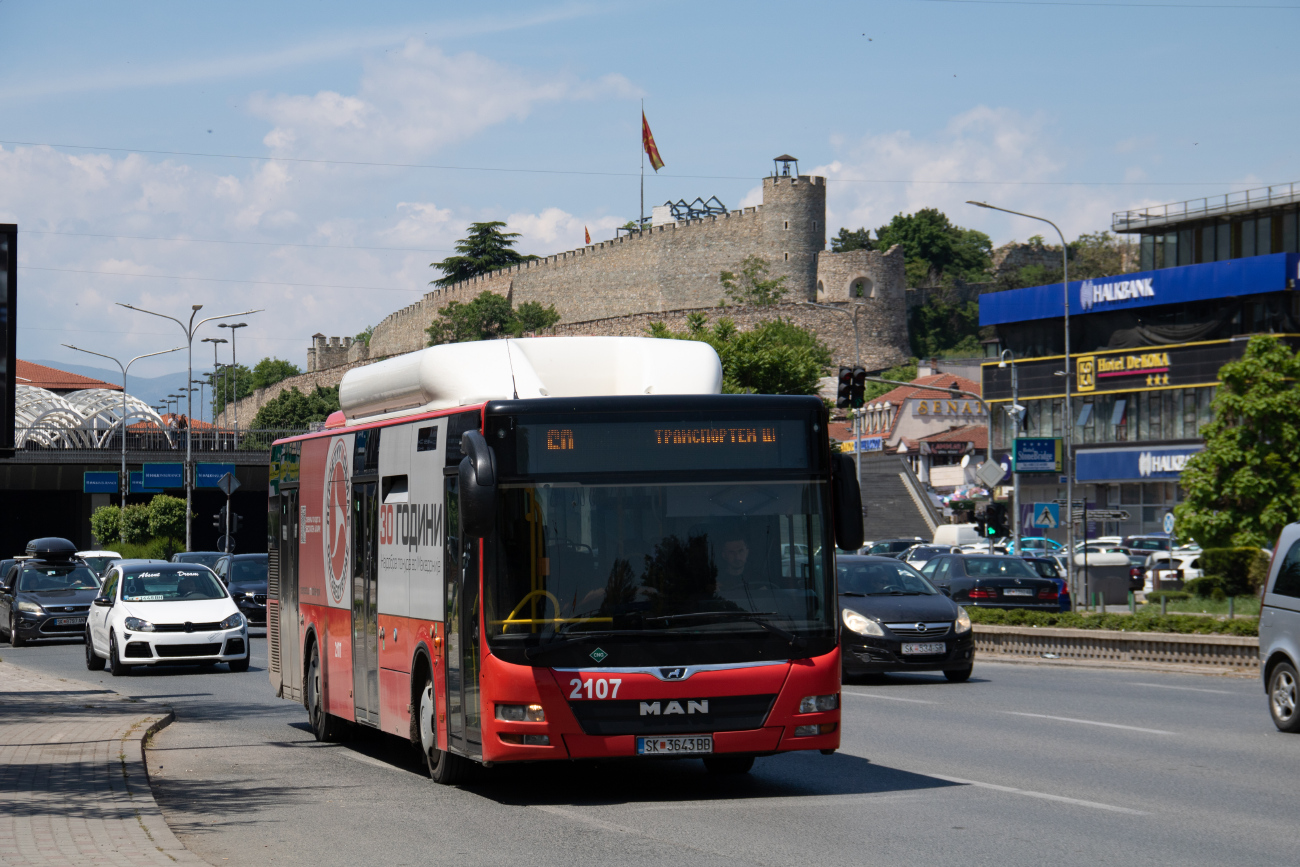 Skopje, MAN A21 Lion's City NL313 CNG # 2107