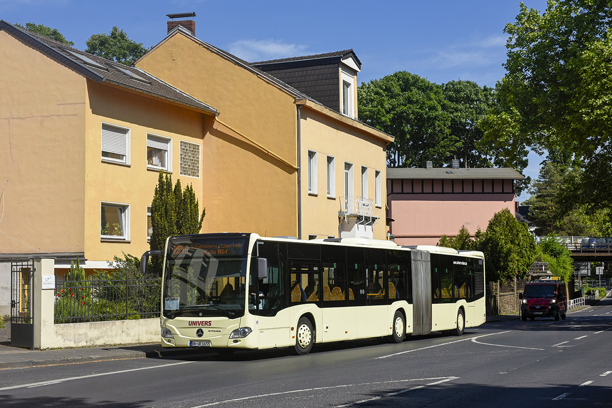 Bonn, Mercedes-Benz Citaro C2 GÜ # 77; Cologne — Rail Replacement "Linke Rheinstrecke" 05/2025