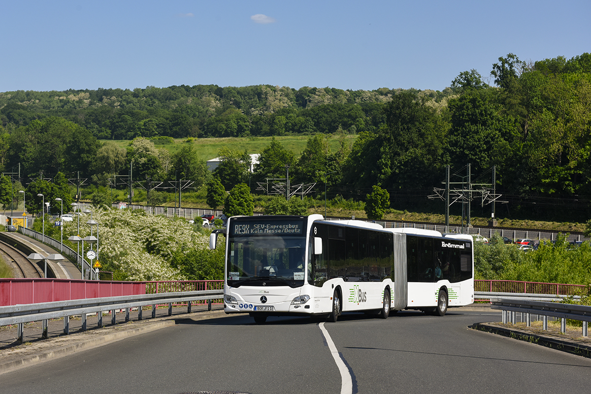 Borken, Mercedes-Benz Citaro C2 G # BOR-FI 1; Cologne — Rail Replacement "Linke Rheinstrecke" 05/2025