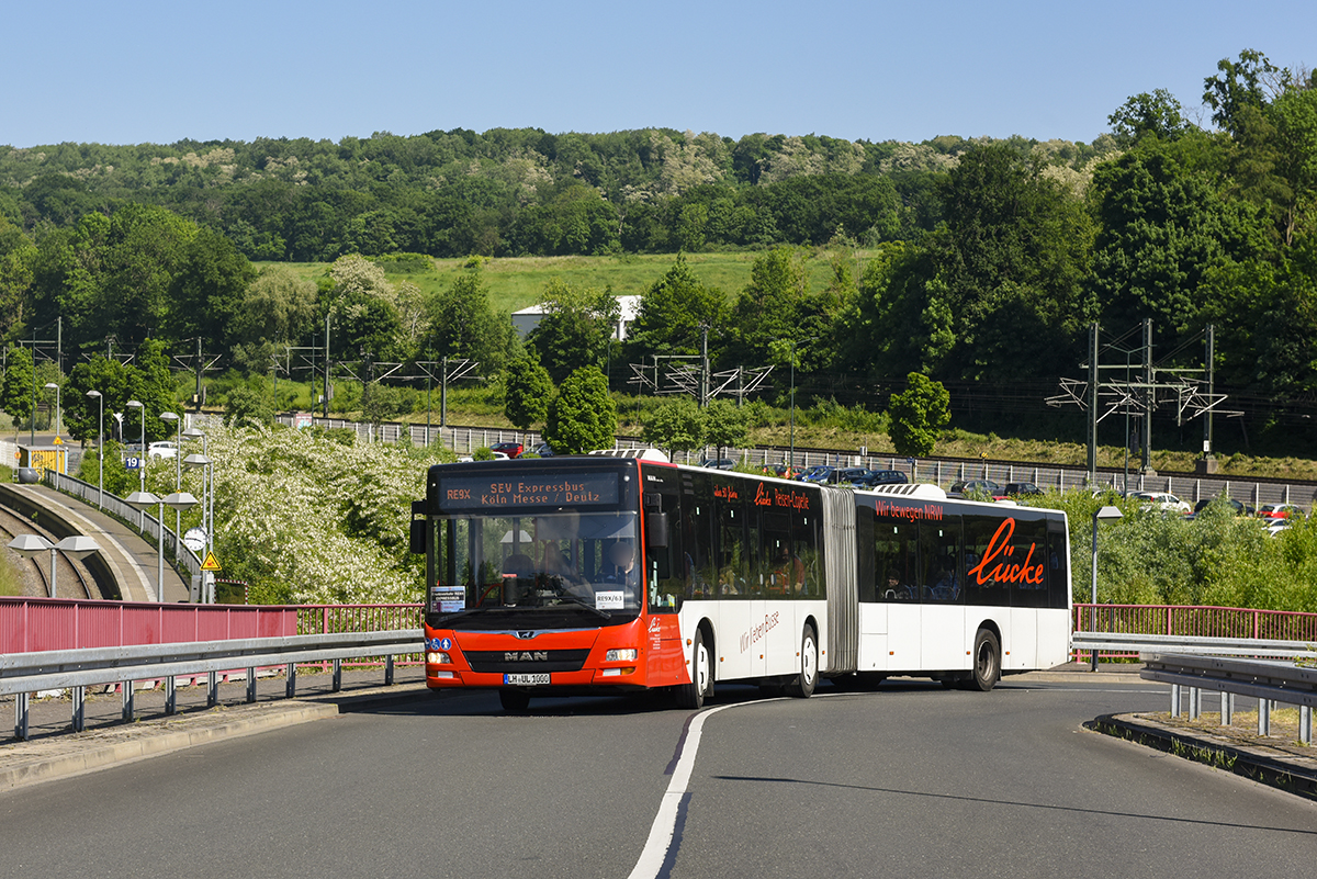 Coesfeld, MAN A40 Lion's City GL NG**3 # LH-UL 1000; Cologne — Rail Replacement "Linke Rheinstrecke" 05/2025