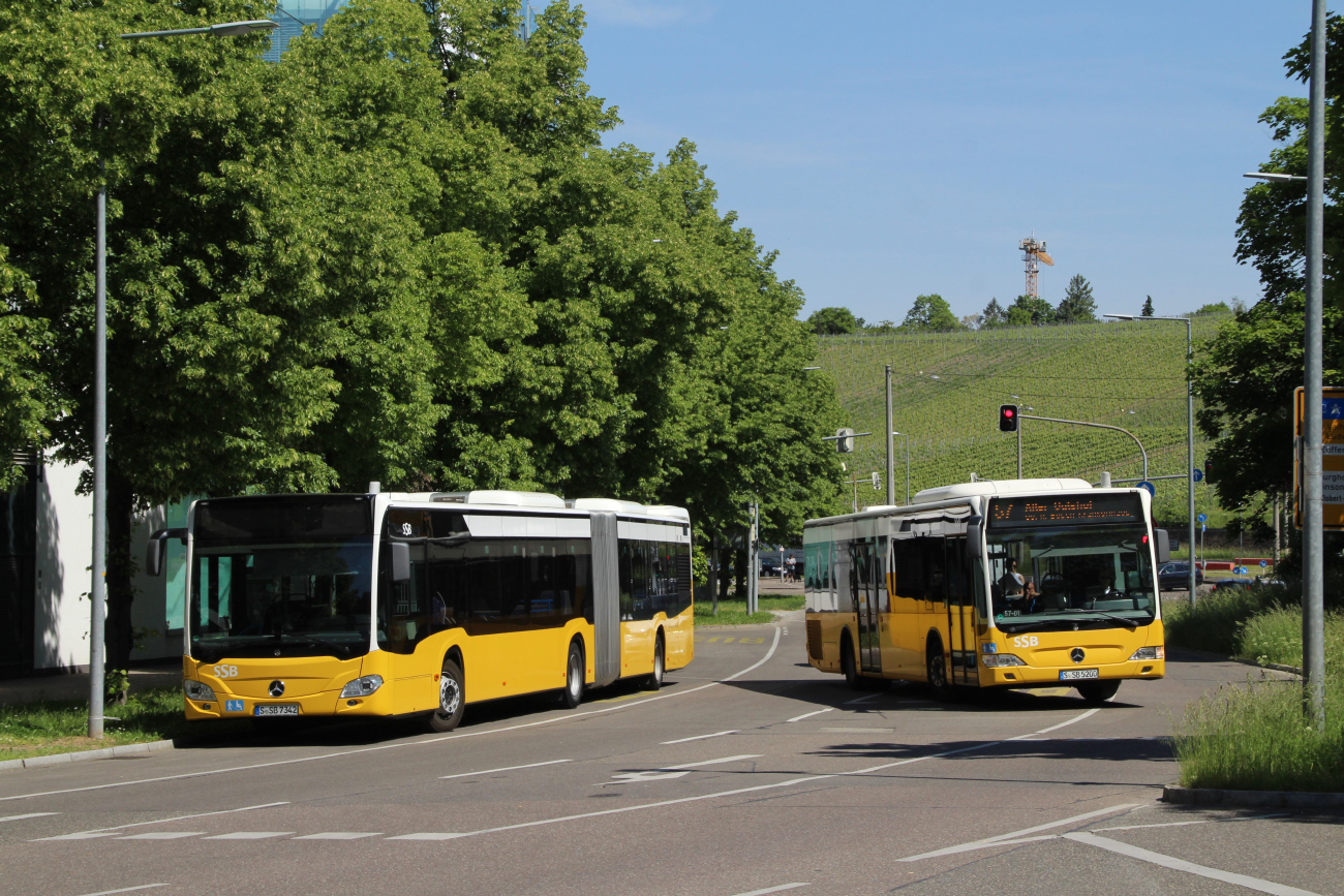 Stuttgart, Mercedes-Benz Citaro C2 G # 7342