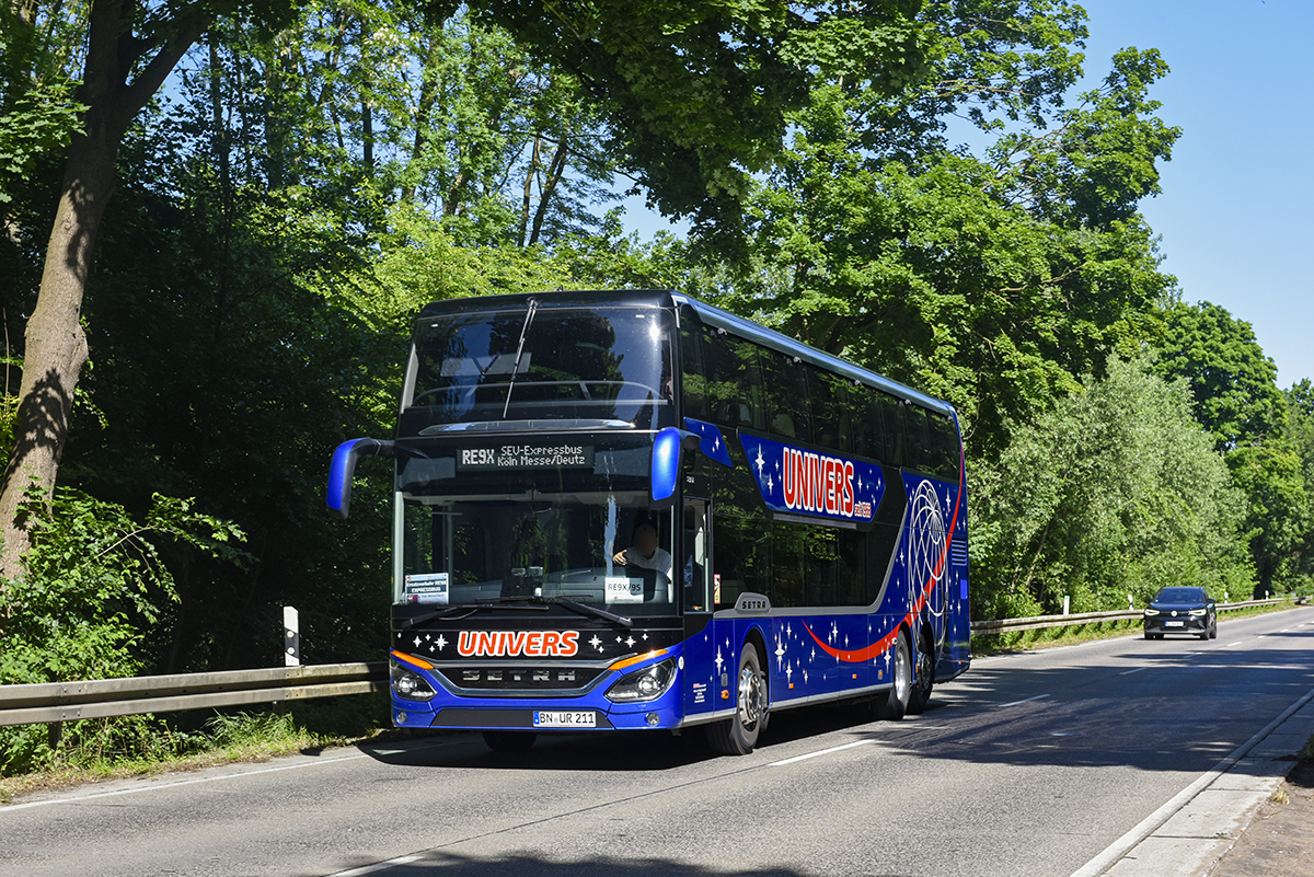 Bonn, Setra S531DT # 11; Cologne — Rail Replacement "Linke Rheinstrecke" 05/2025