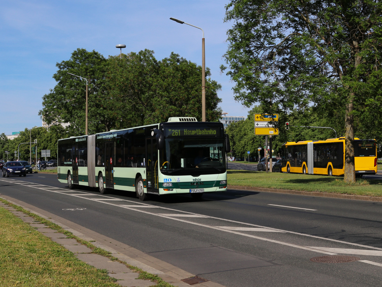 Pirna, MAN A23 Lion's City GL NG323 # 6350