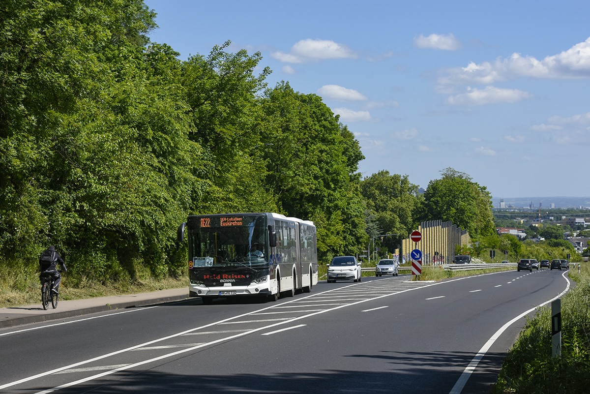 Hameln, Scania Citywide LFA II 18M # HM-RQ 116; Cologne — Rail Replacement "Linke Rheinstrecke" 05/2025