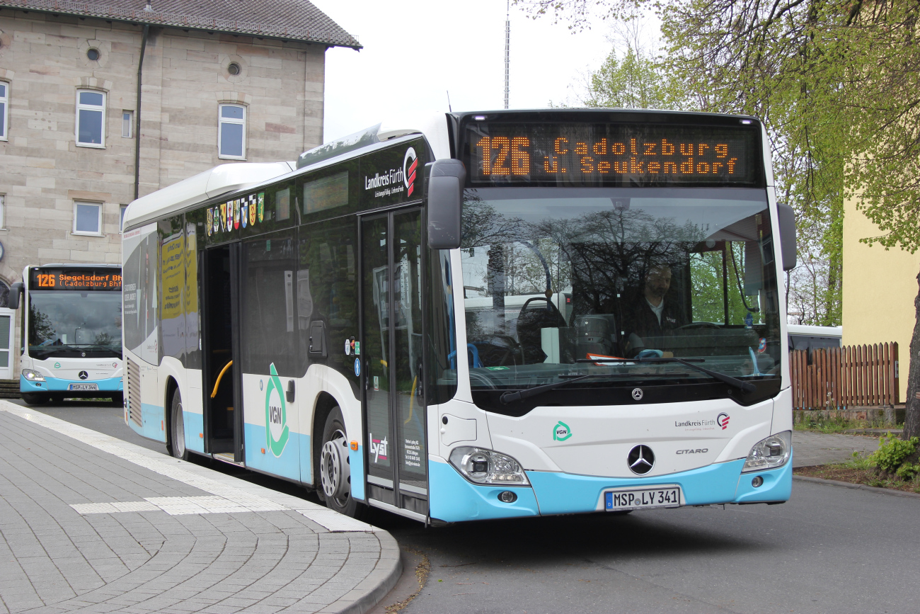 Karlstadt am Main, Mercedes-Benz Citaro C2 LE # MSP-LY 341