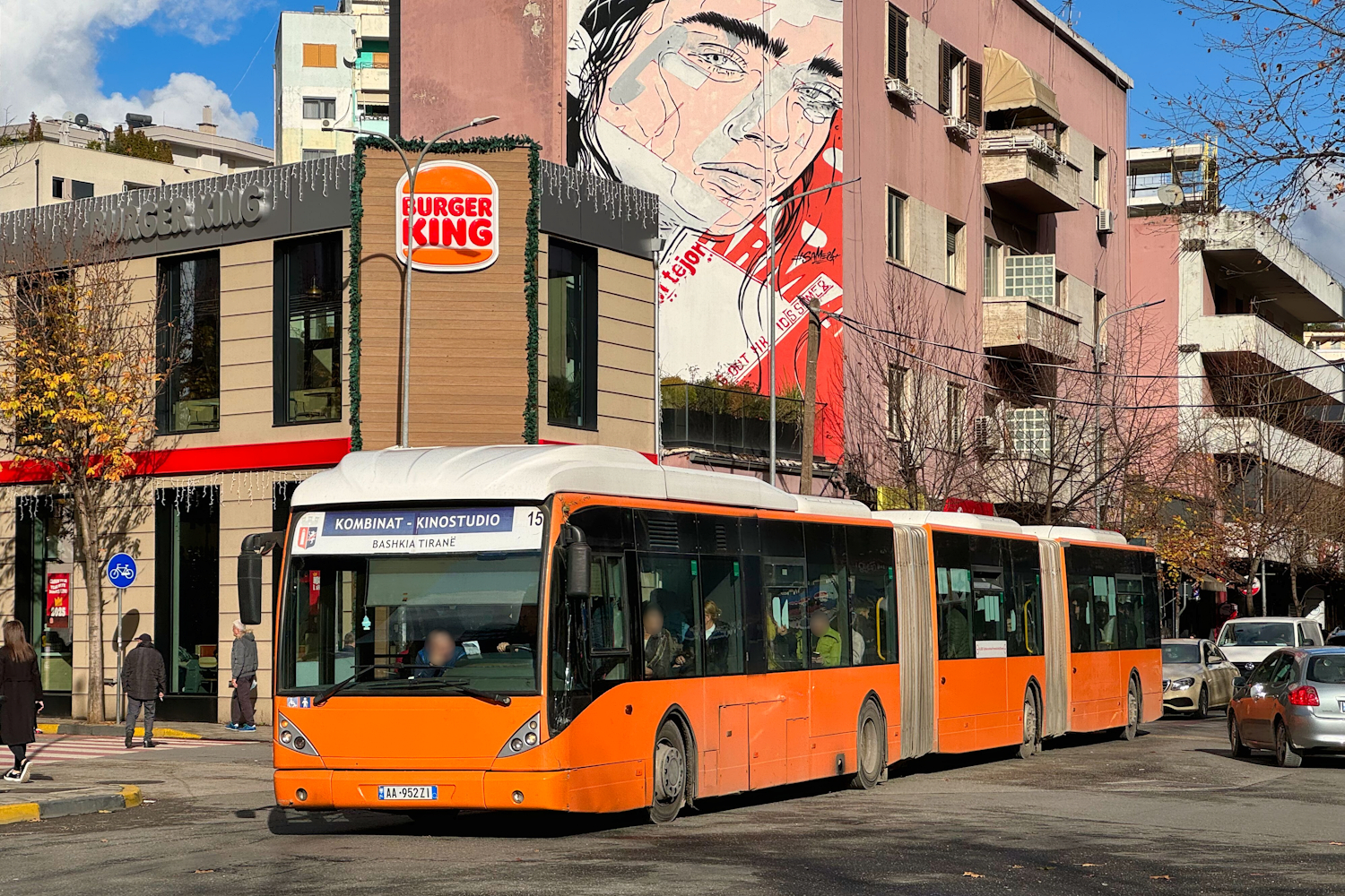 Tirana, Van Hool New AGG300 № 52