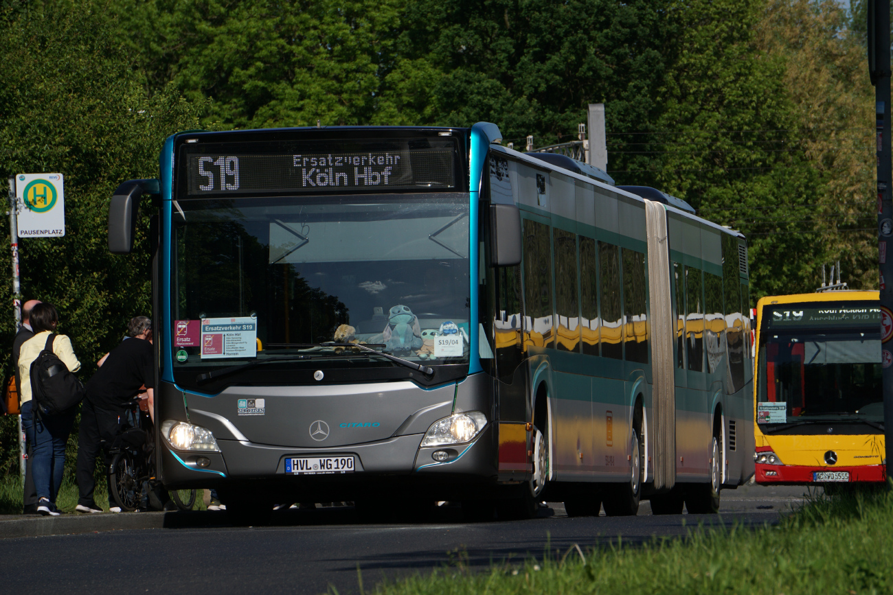 Nauen, Mercedes-Benz Citaro C2 G # HVL-WG 190