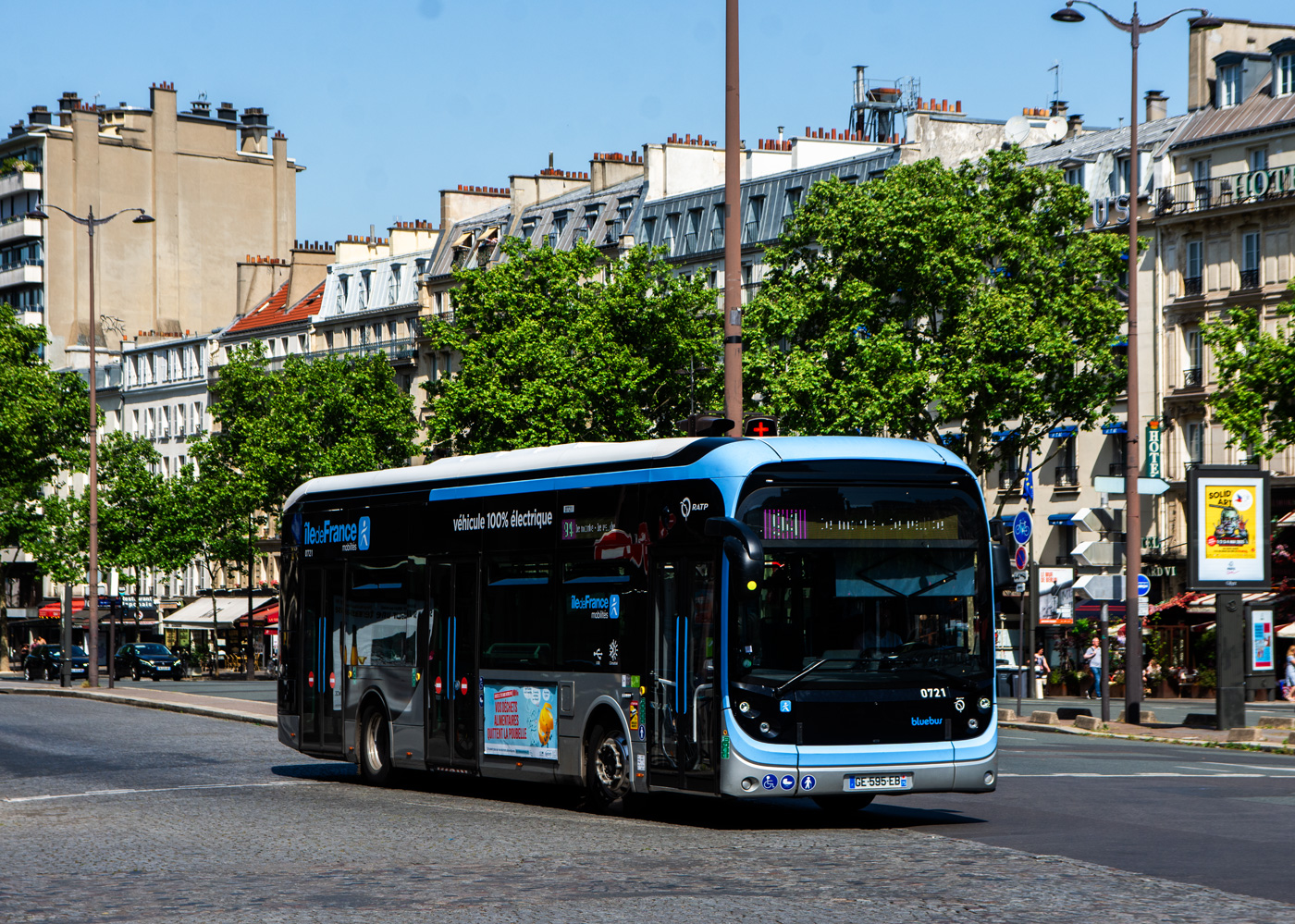 Paris, Bolloré Bluebus 12 II # 0721