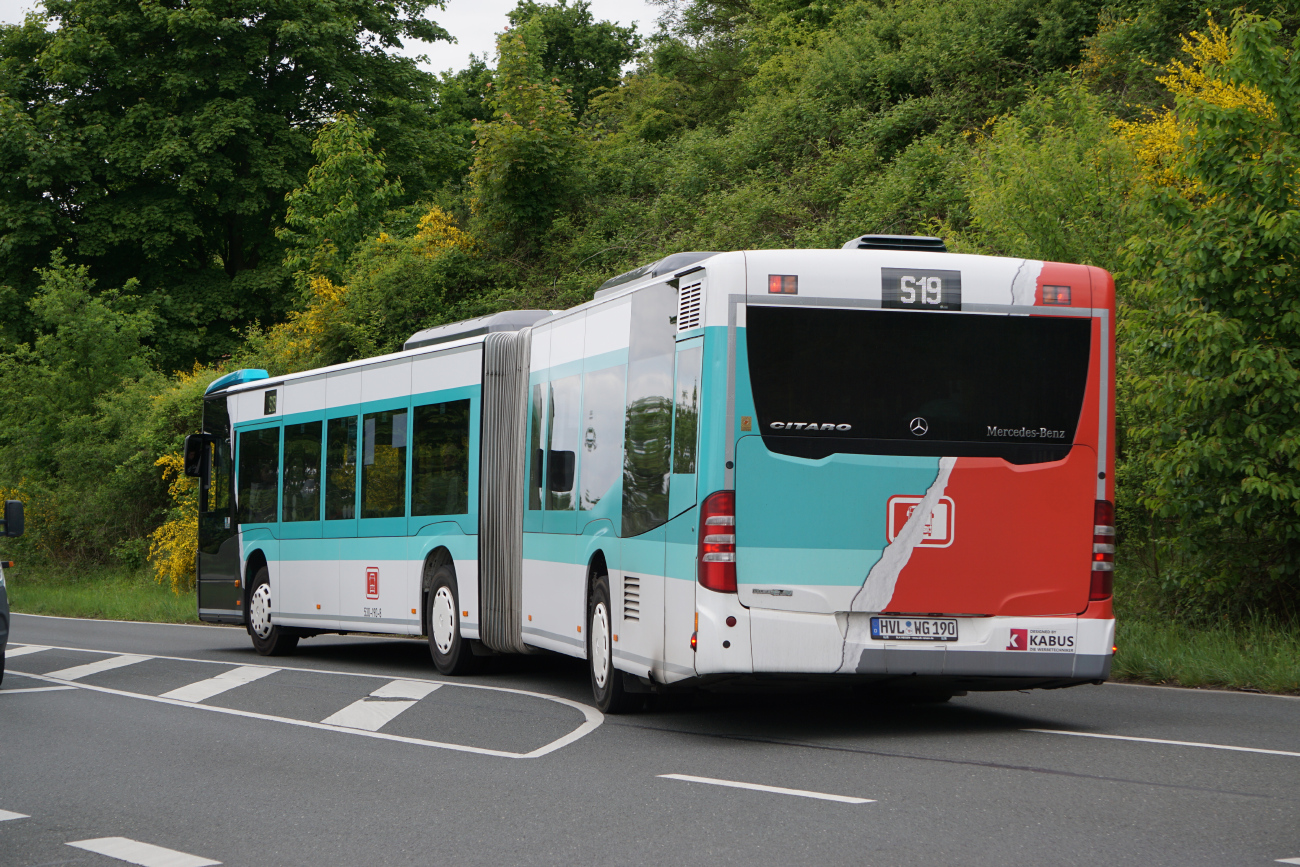 Nauen, Mercedes-Benz Citaro C2 G # HVL-WG 190