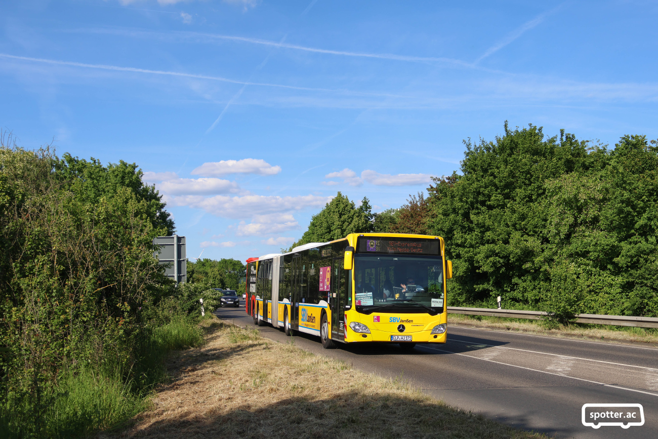 Cloppenburg, Mercedes-Benz CapaCity L # CLP-WJ 171; Cologne — Rail Replacement "Linke Rheinstrecke" 05/2025