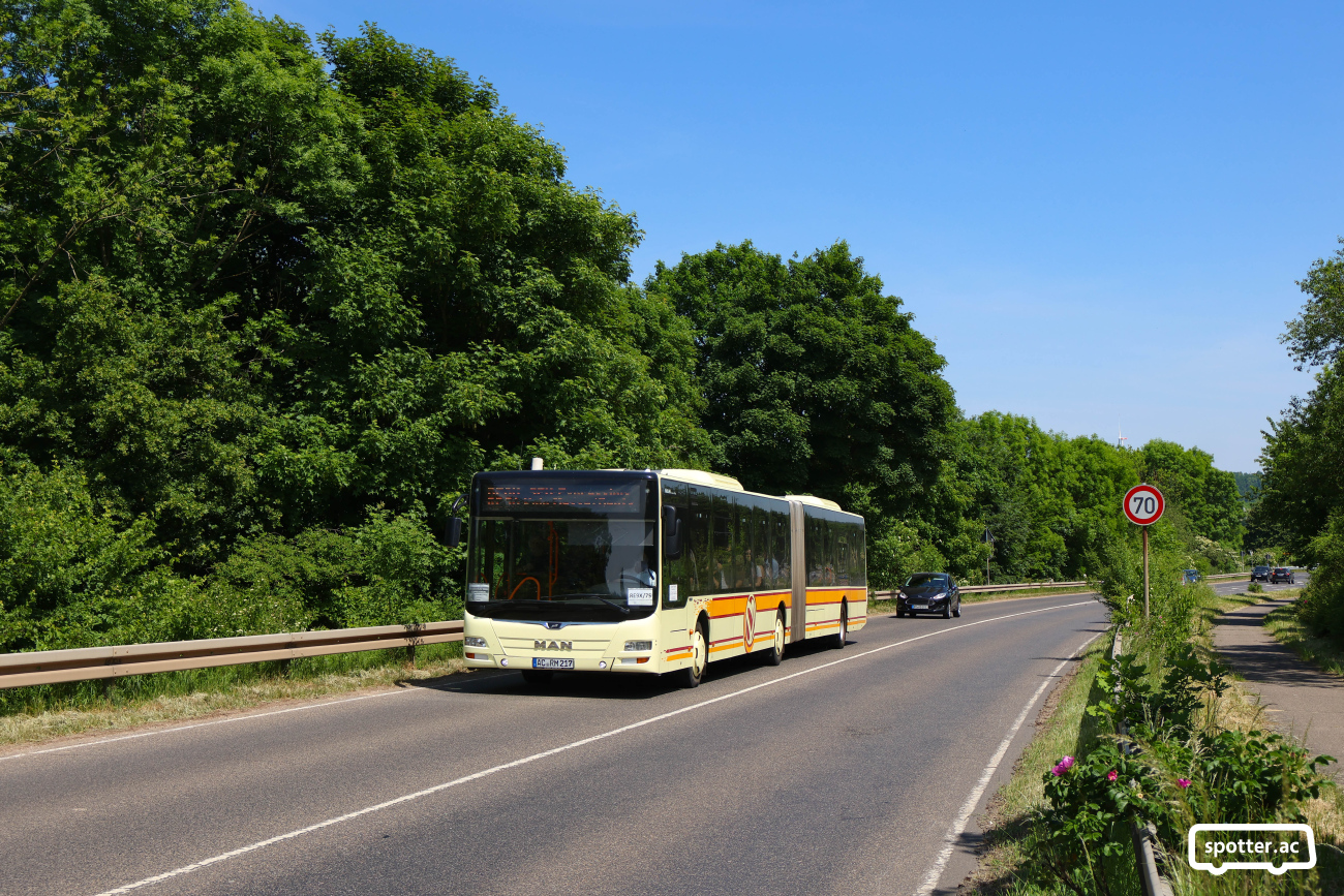 Aachen, MAN A40 Lion's City GL NG363 # AC-RM 217; Cologne — Rail Replacement "Linke Rheinstrecke" 05/2025