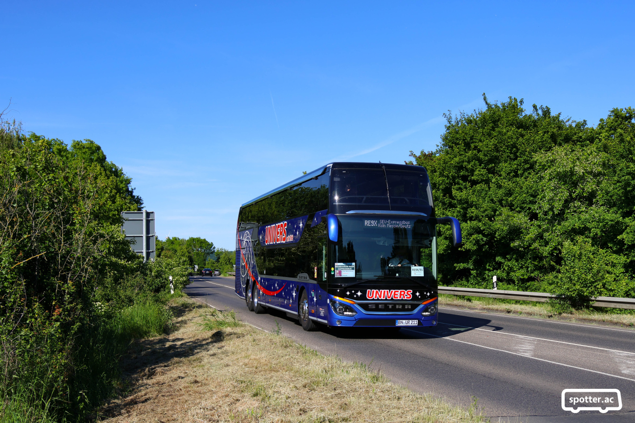 Bonn, Setra S531DT # 11; Cologne — Rail Replacement "Linke Rheinstrecke" 05/2025