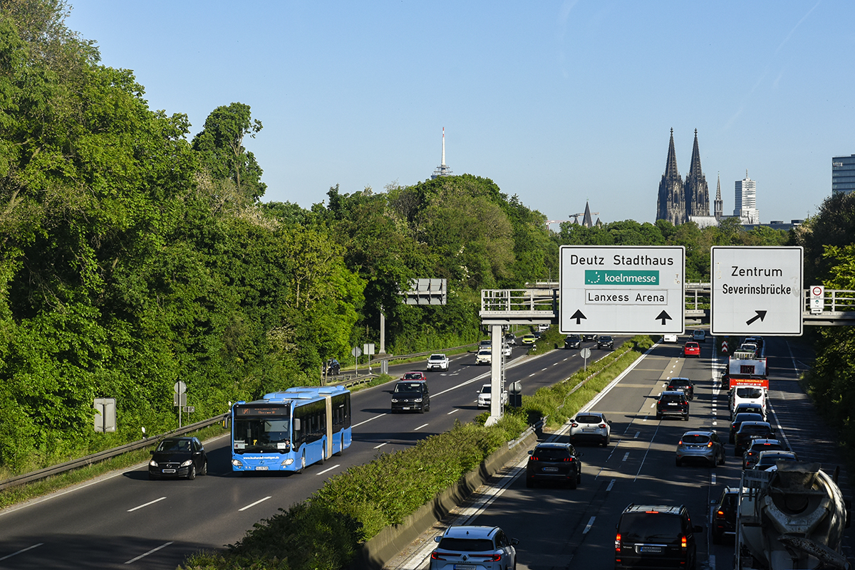Siegburg, Mercedes-Benz Citaro C2 G # SU-VD 726; Cologne — Rail Replacement "Linke Rheinstrecke" 05/2025