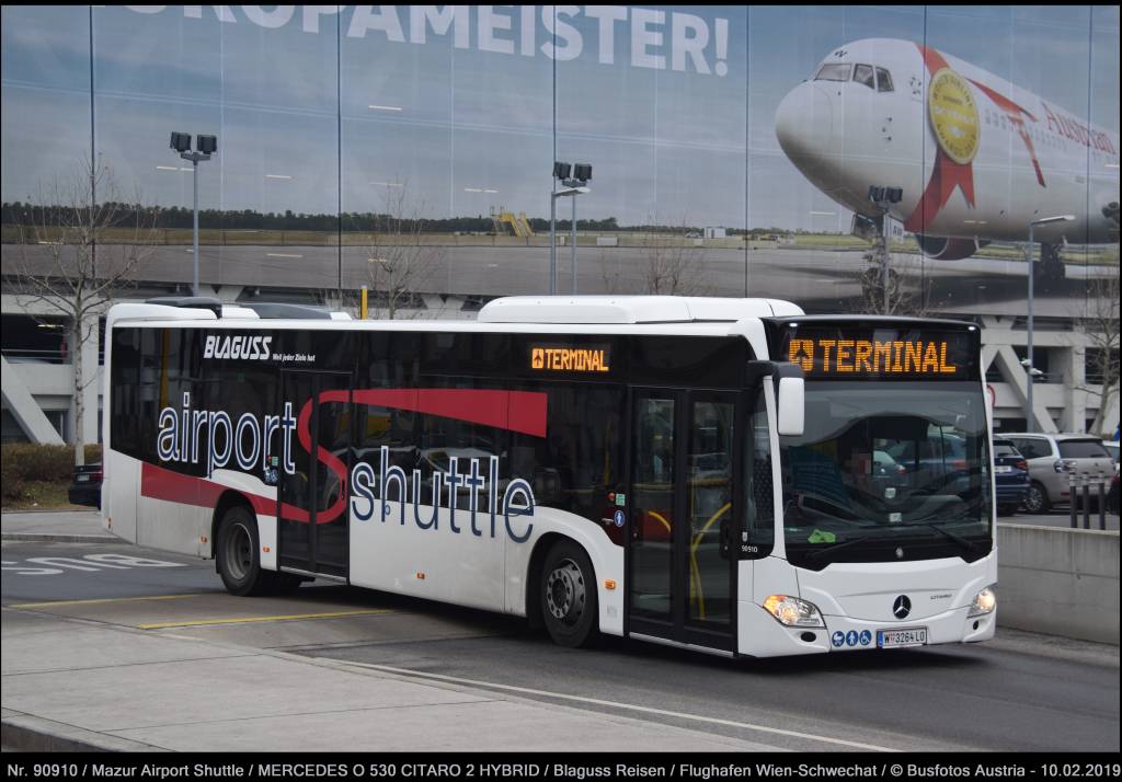 Vienna, Mercedes-Benz Citaro C2 Hybrid # 90910