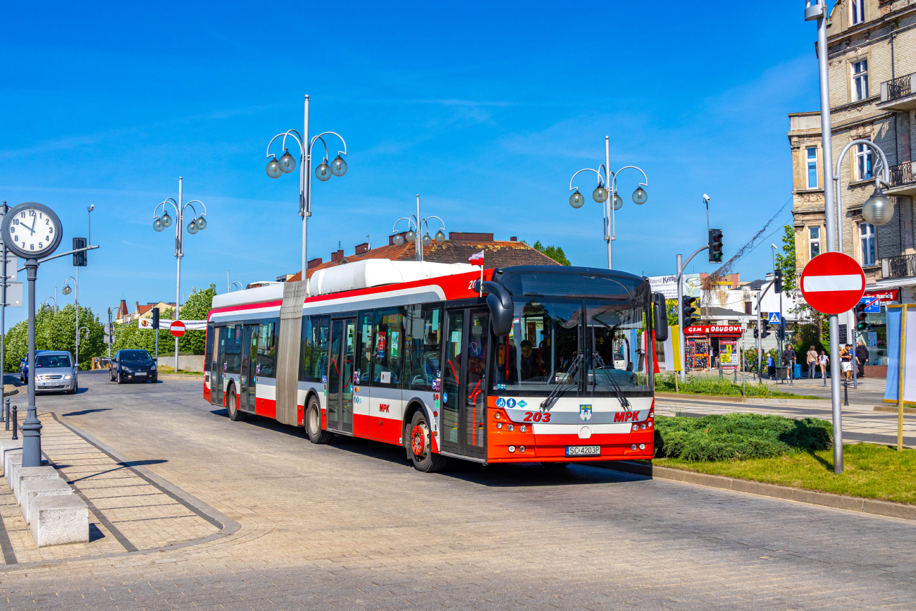 Częstochowa, Solbus SM18 Hybrid CNG # 203
