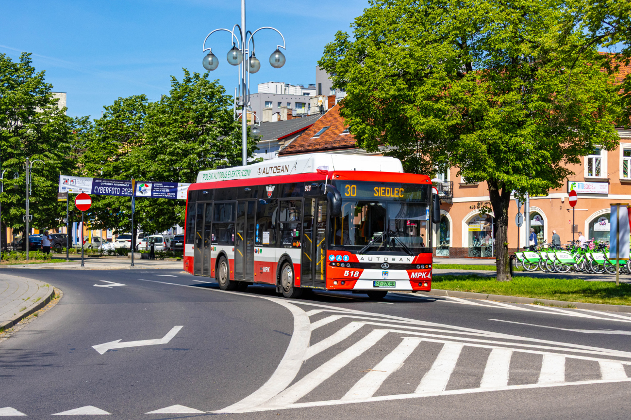 Częstochowa, Autosan Sancity M10LFE # 518