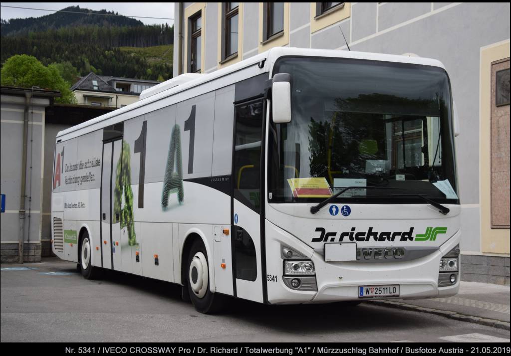 Vienna, IVECO Crossway 12M # 5341