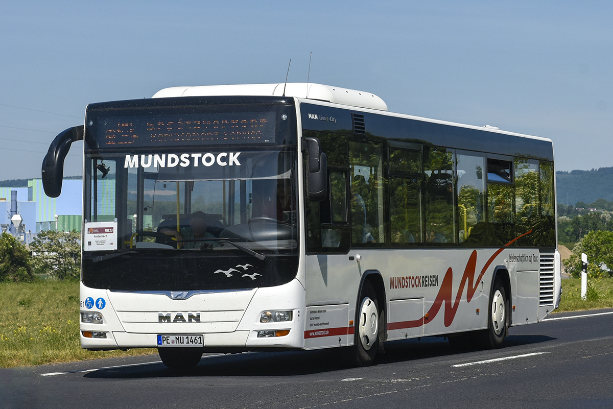 Peine, MAN A78 Lion's City LE Ü EL293 # PE-MU 1461; Cologne — Rail Replacement "Linke Rheinstrecke" 05/2025