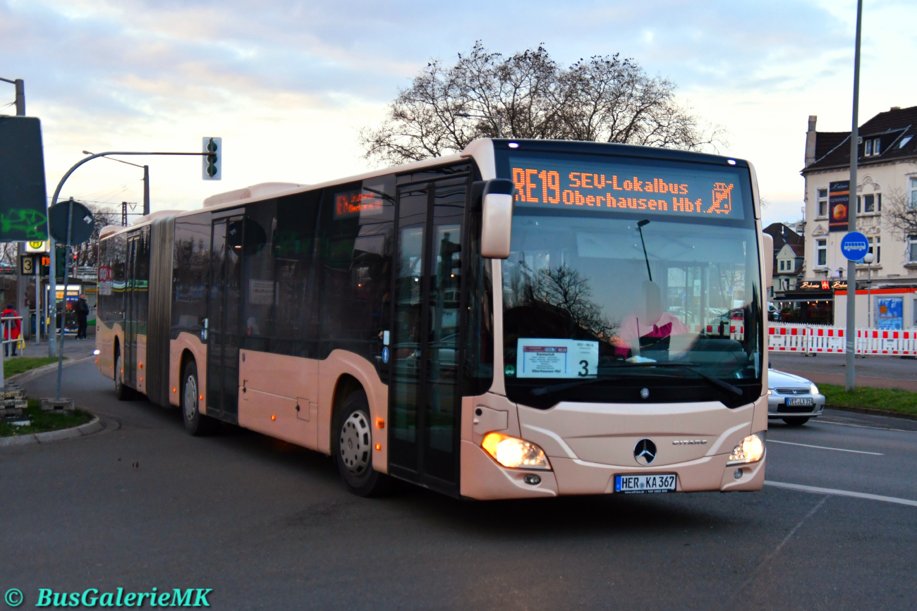 Herne, Mercedes-Benz Citaro C2 GÜ # HER-KA 367