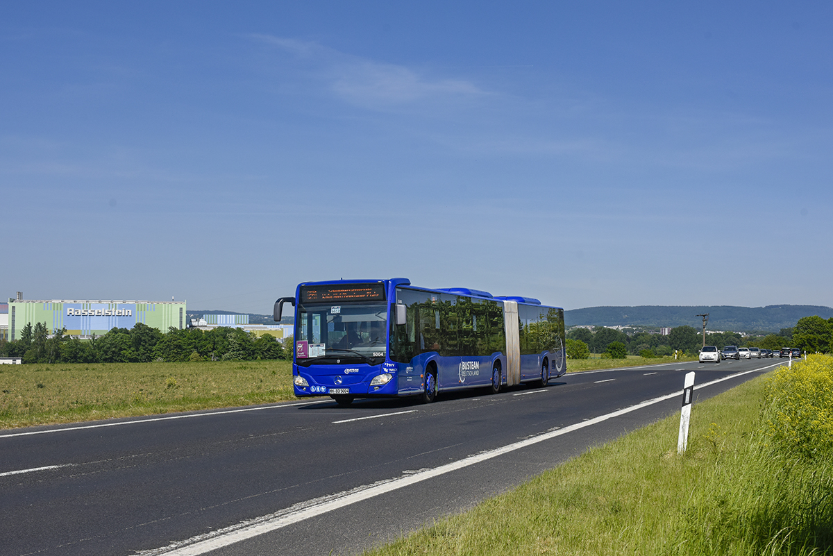 Hamburg, Mercedes-Benz Citaro C2 G # 5004; Cologne — Rail Replacement "Linke Rheinstrecke" 05/2025