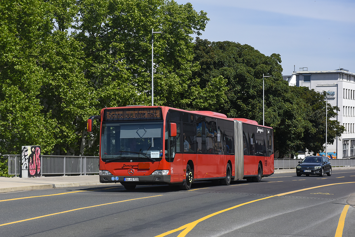 Siegburg, Mercedes-Benz O530 Citaro Facelift G # 22; Cologne — Rail Replacement "Linke Rheinstrecke" 05/2025