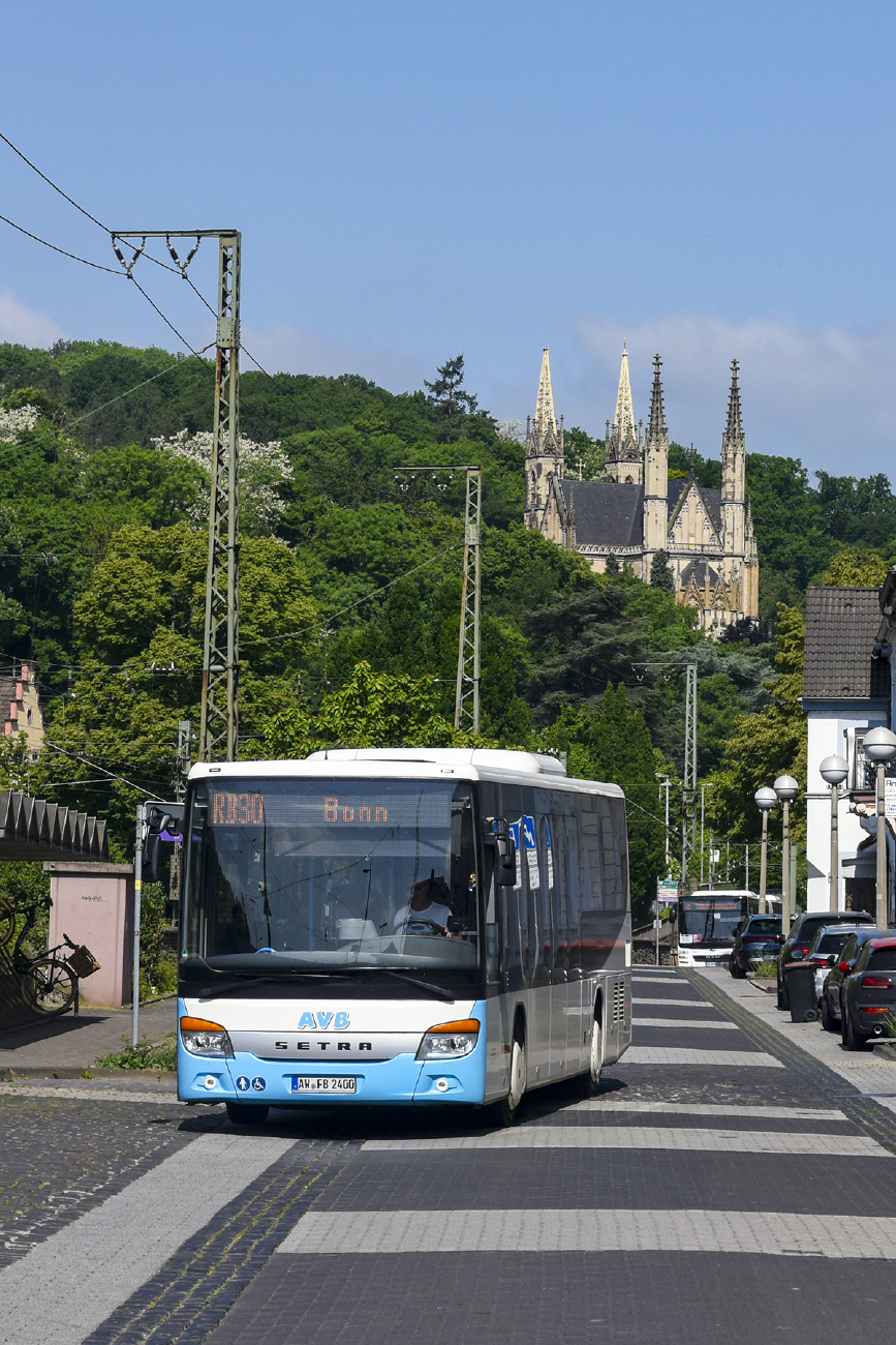 Bad Neuenahr-Ahrweiler, Setra S415LE business # AW-FB 2400; Cologne — Rail Replacement "Linke Rheinstrecke" 05/2025