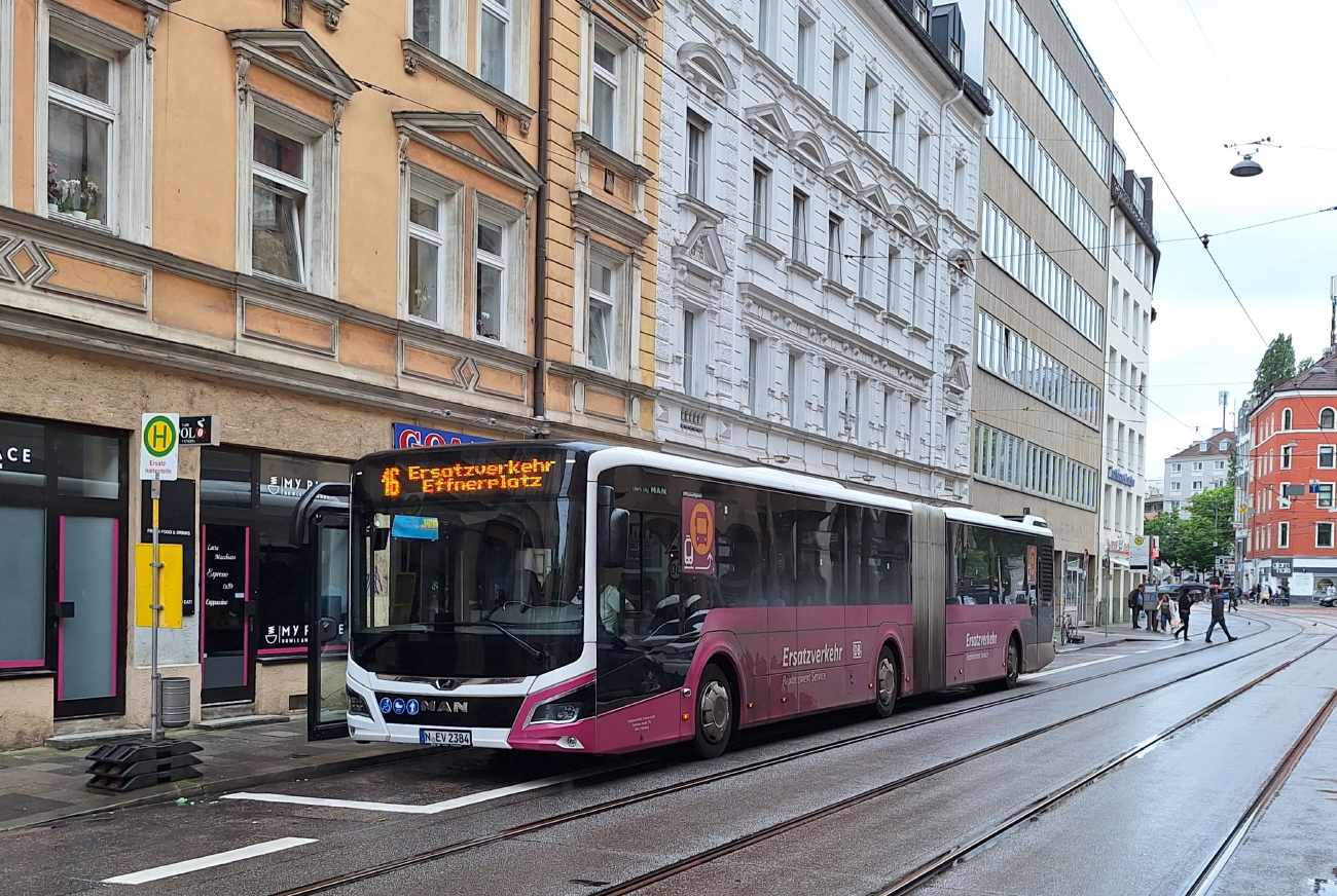 Nuremberg, MAN 18C Lion's City NG360 EfficientHybrid # N-EV 2384