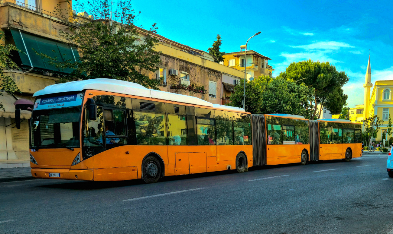 Tirana, Van Hool New AGG300 № 52