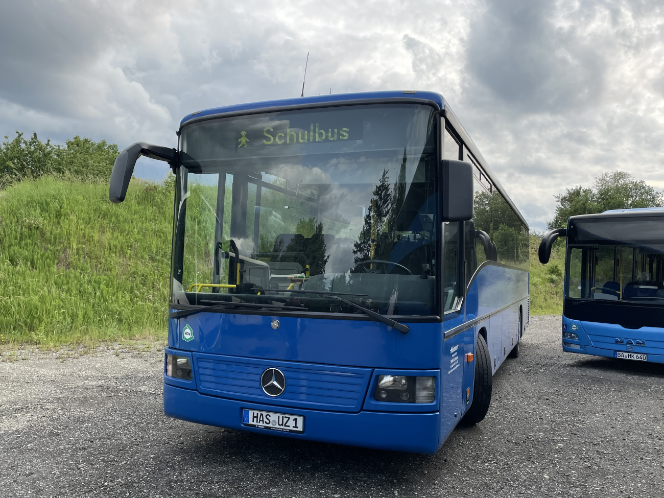 Haßfurt, Mercedes-Benz O550 Integro I # HAS-UZ 1; Schweinfurt — Fotosonderfahrt — 07.06.2025 — MAN A39 Lion's City DD