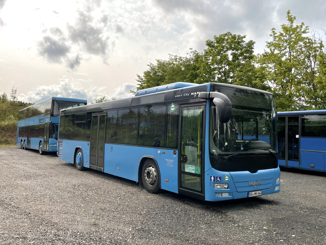 Haßfurt, MAN A78 Lion's City LE EL293 # BA-HK 640; Schweinfurt — Fotosonderfahrt — 07.06.2025 — MAN A39 Lion's City DD