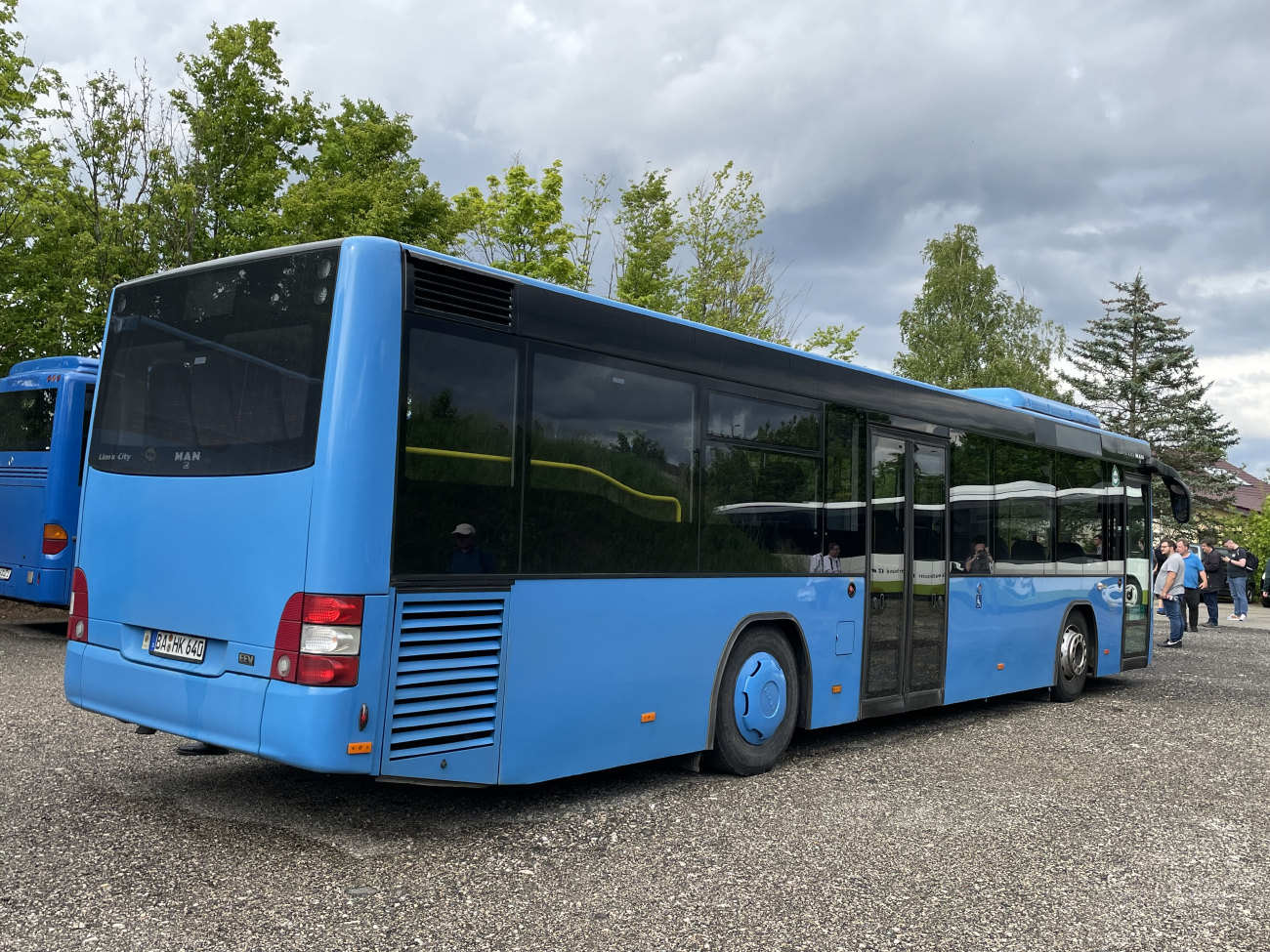 Haßfurt, MAN A78 Lion's City LE EL293 # BA-HK 640; Schweinfurt — Fotosonderfahrt — 07.06.2025 — MAN A39 Lion's City DD