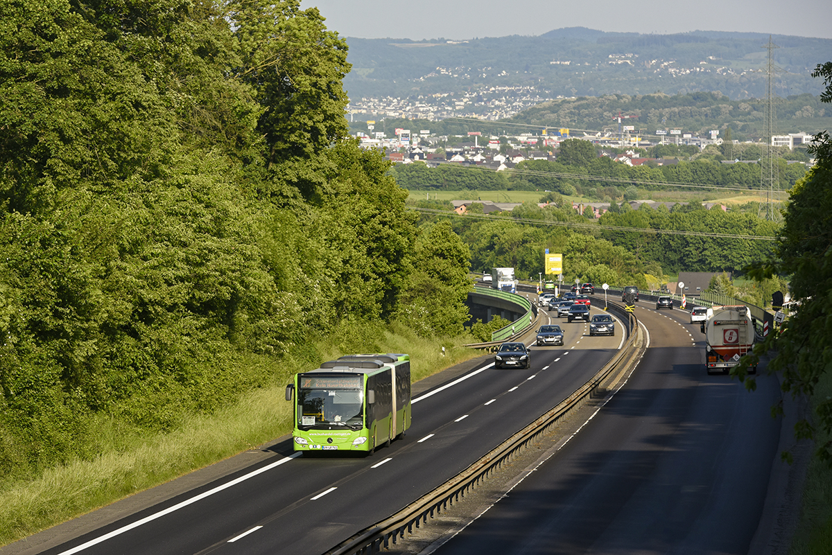 Bonn, Mercedes-Benz Citaro C2 G # 761; Cologne — Rail Replacement "Linke Rheinstrecke" 05/2025