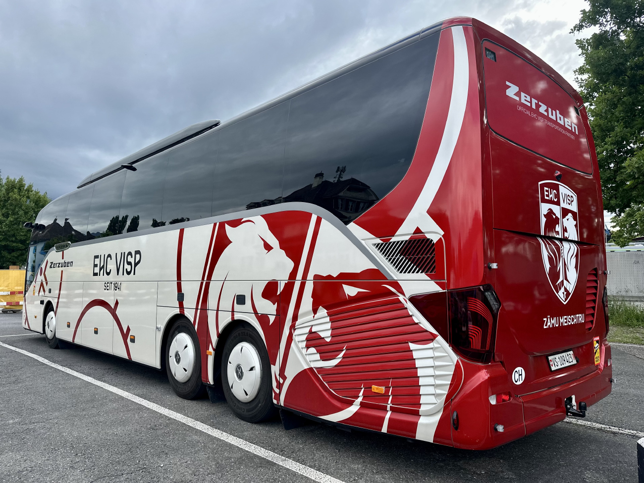 Sion, Setra S516HD/3 # 1; Buses of sport clubs and national teams
