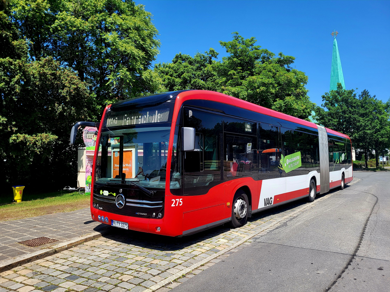 Nuremberg, Mercedes-Benz eCitaro G # 275