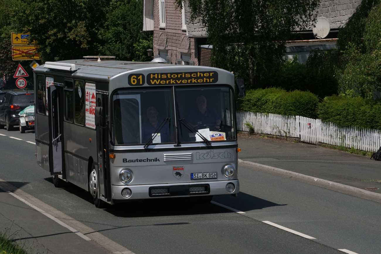Siegen, Mercedes-Benz O305 # SI-BK 85H; Siegen — 130 Jahre erste Motor-Omnibus-Linie (Deuz-Netphen-Siegen)