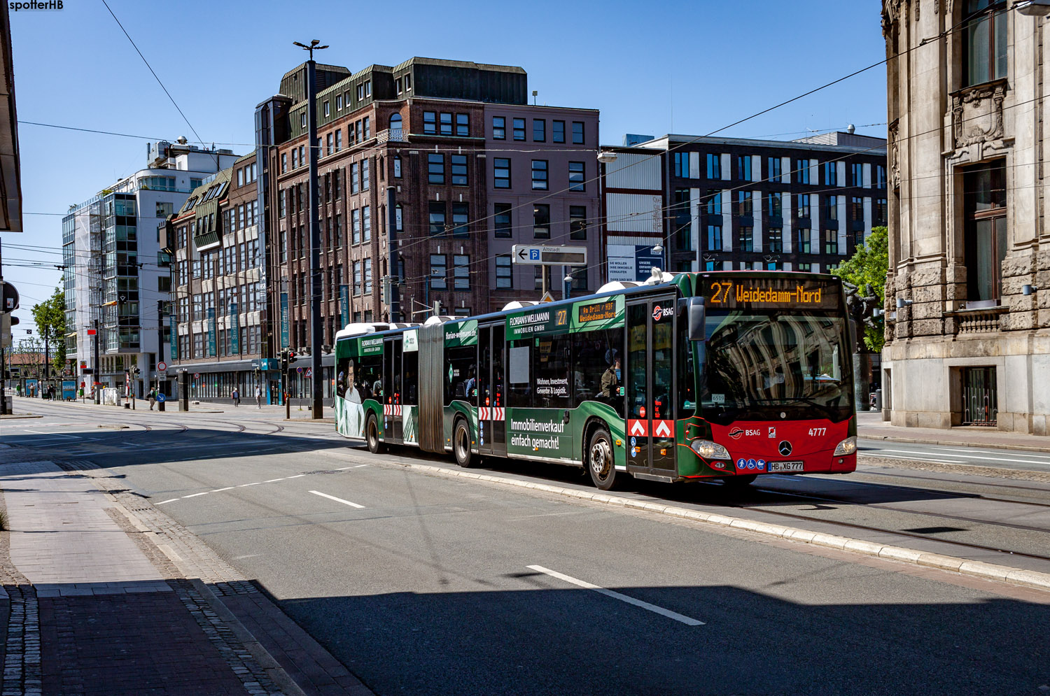 Bremen, Mercedes-Benz Citaro C2 G Hybrid # 4777