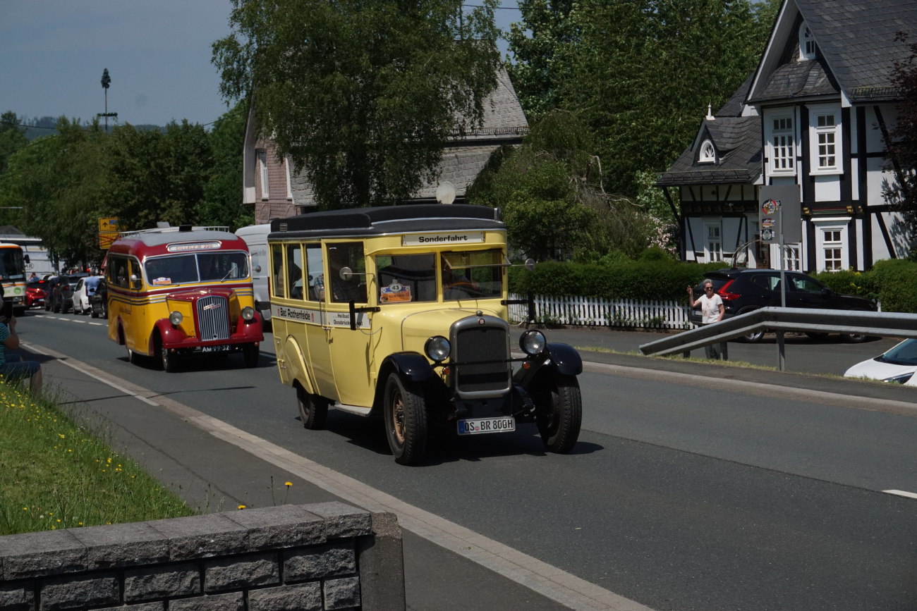 Osnabrück, (not in the list) # OS-BR 800H; Siegen — 130 Jahre erste Motor-Omnibus-Linie (Deuz-Netphen-Siegen)