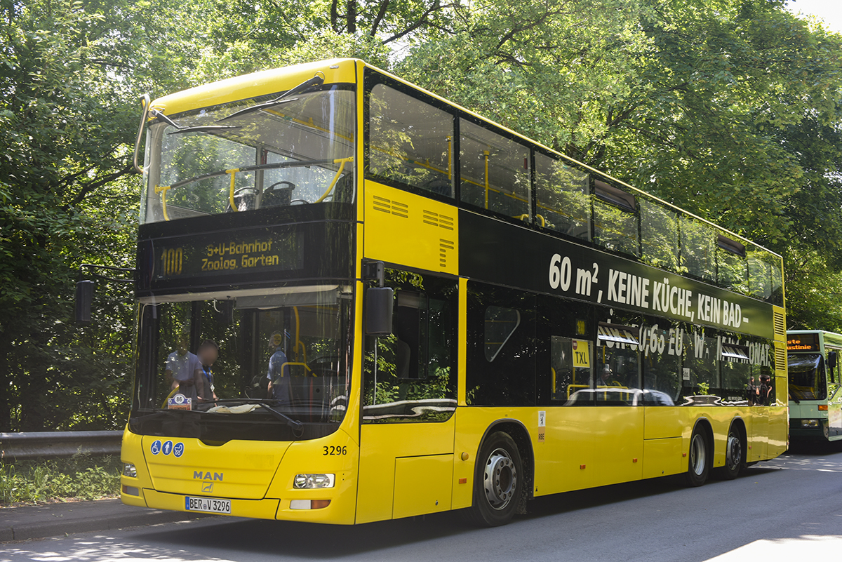 Eberswalde, MAN A39 Lion's City DD ND313 # BER-V 3296; Siegen — 130 Jahre erste Motor-Omnibus-Linie (Deuz-Netphen-Siegen)