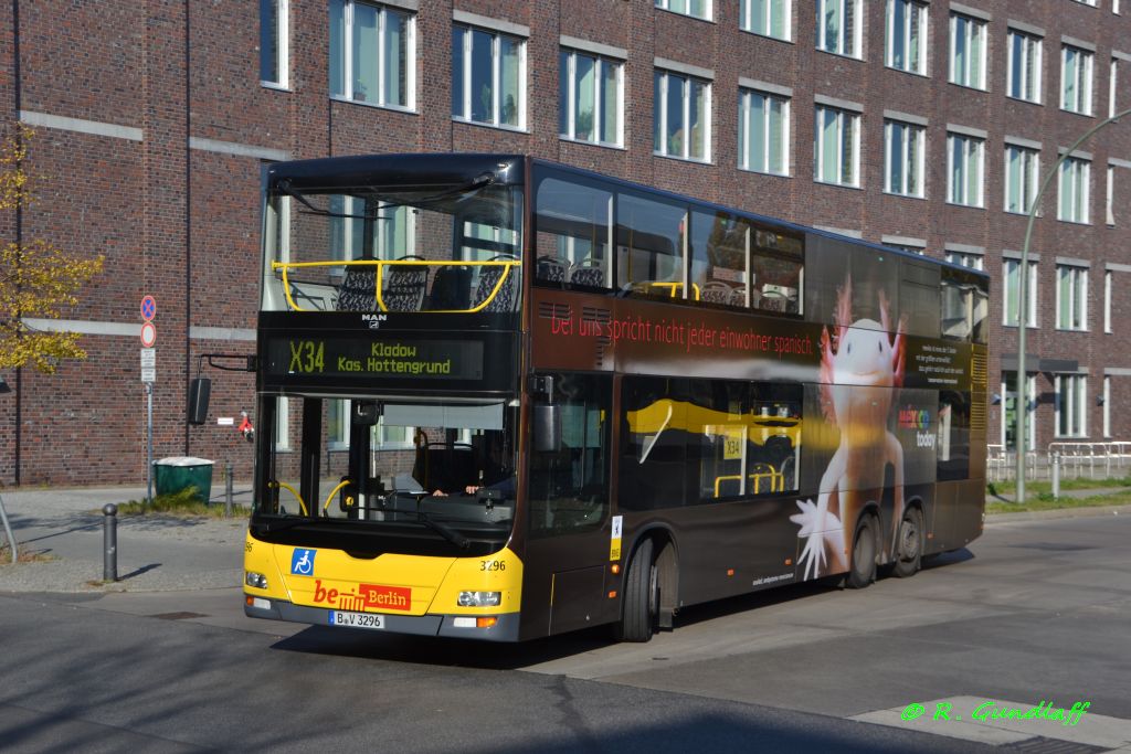 Berlin, MAN A39 Lion's City DD ND313 # 3296