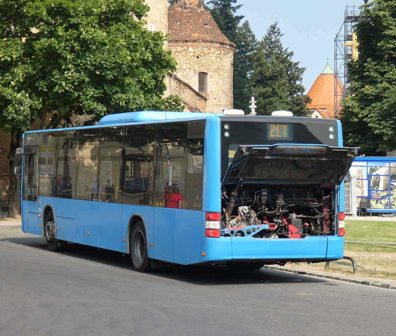 Zagreb, MAN A21 Lion's City NL313 # 332