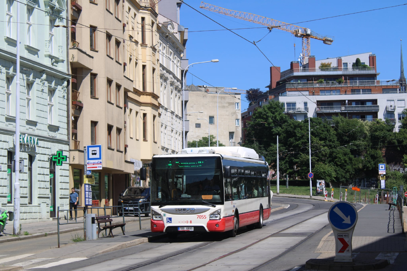 Brno, IVECO Urbanway 12M CNG # 7055